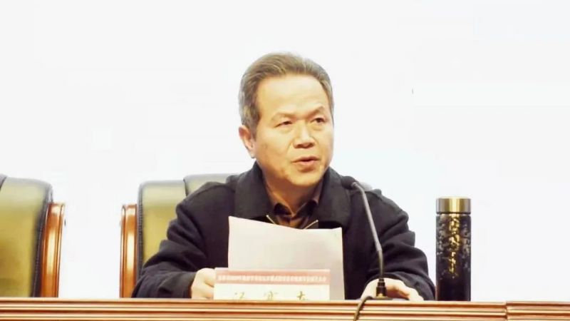 原江西省教育厅总督学,省教育学会会长汤赛南出席开幕式并作"江西教育