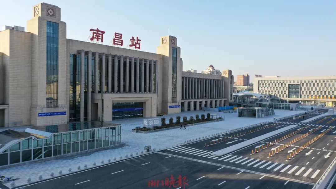 南昌火车站东广场今起试运行地铁公交线路有调整
