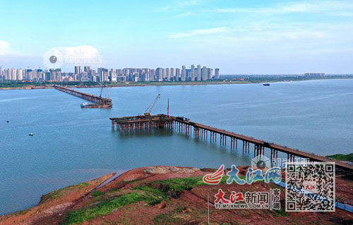 南昌九龙湖过江大桥建设如火如荼计划于2023年年底完工