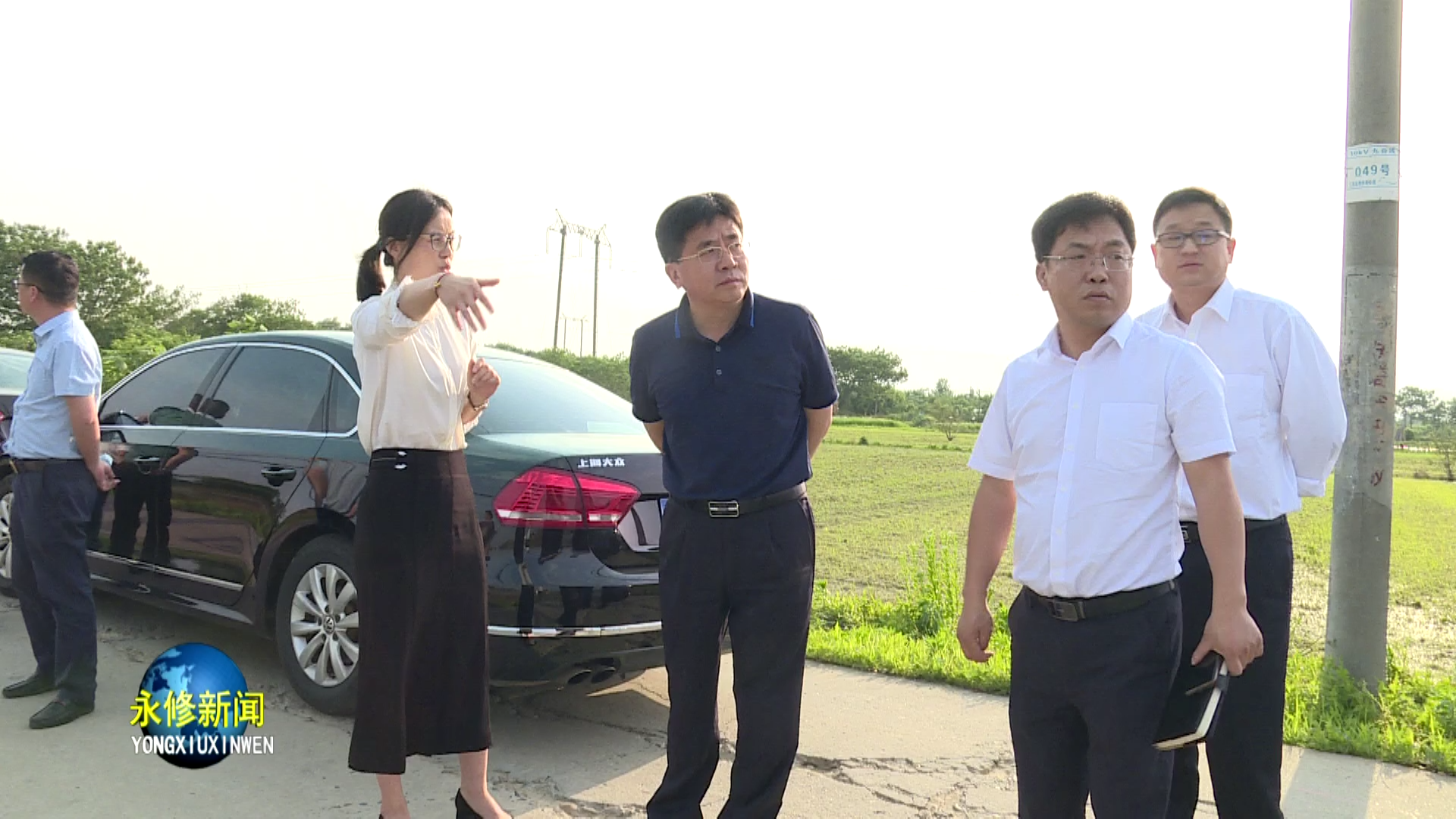 永修县政府县长秦岭调研农村公路建设工作