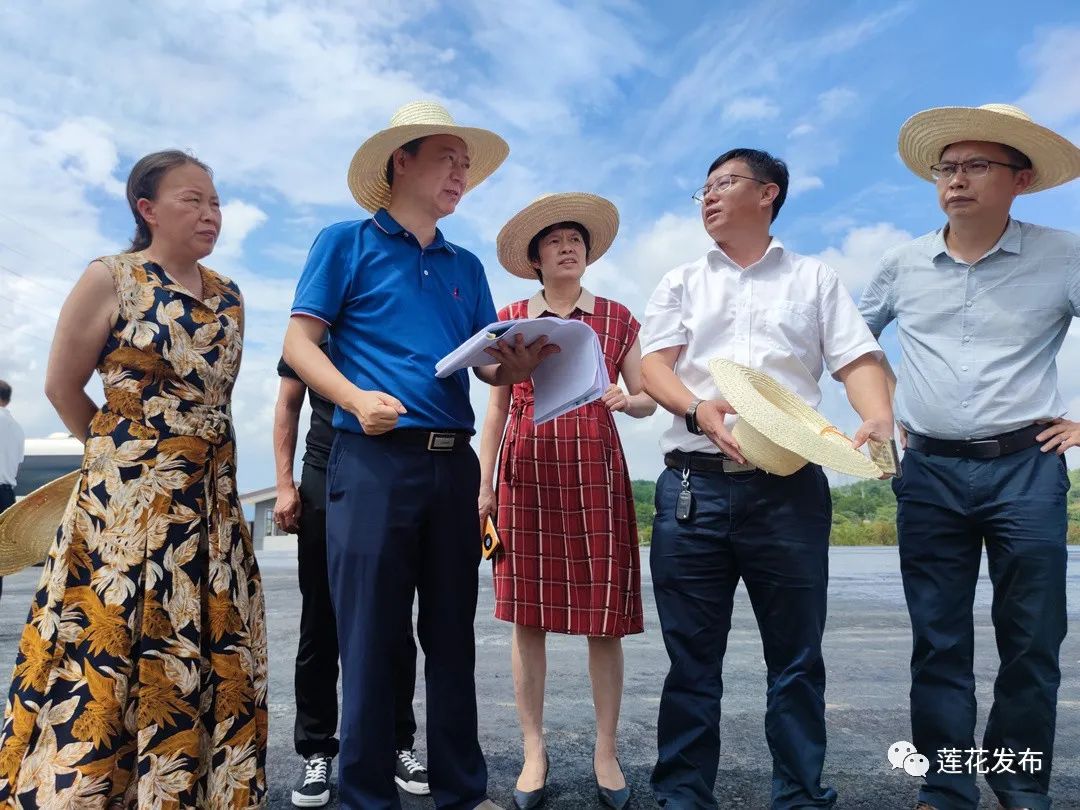 县委副书记,代县长曾衍敏调度萍莲高速(莲花段)环境提升工作