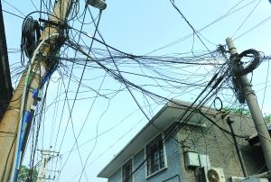 江西年底前基本解决城市架空线蜘蛛网