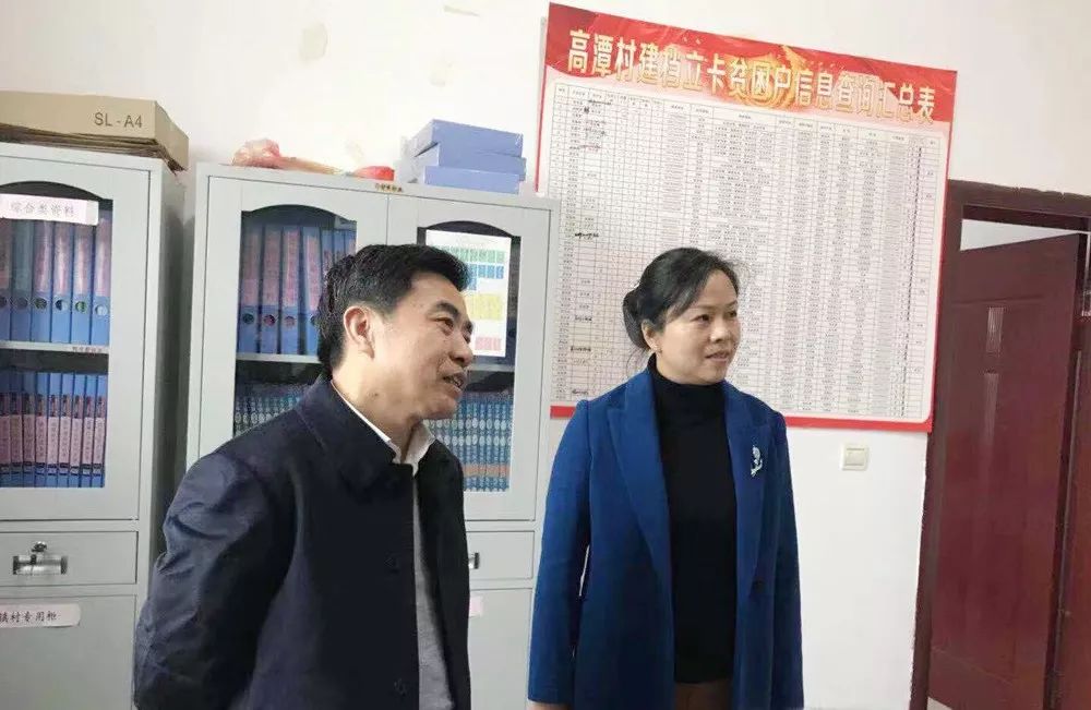 广信区委书熊孙魁在茶亭镇督导脱贫攻坚等工作