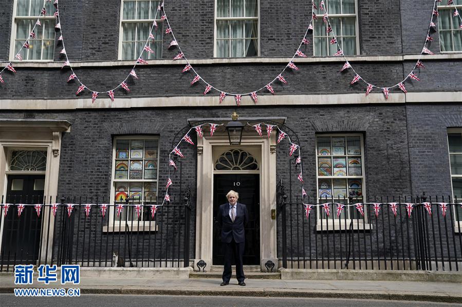 (国际)(2)英国首相纪念二战胜利75周年