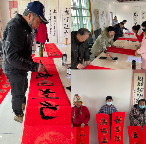 " 国运昌隆民做主,人心欢愉党擎旗","中华崛起迎盛业,巨龙腾飞颂党恩