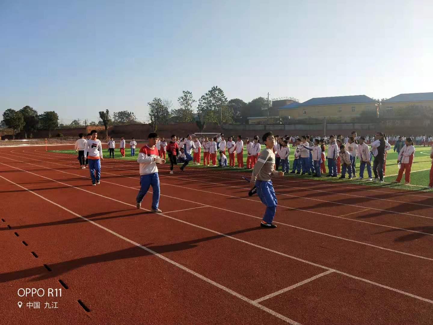 周溪中学举行第三届冬季运动会