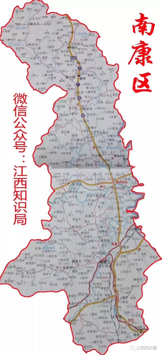 赣州18县市区高清地图集!