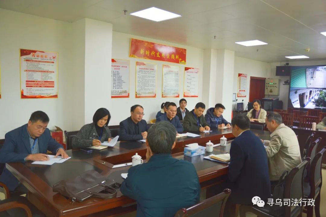 赣州市司法局党组书记局长陈俭生来寻乌调研指导司法行政工作