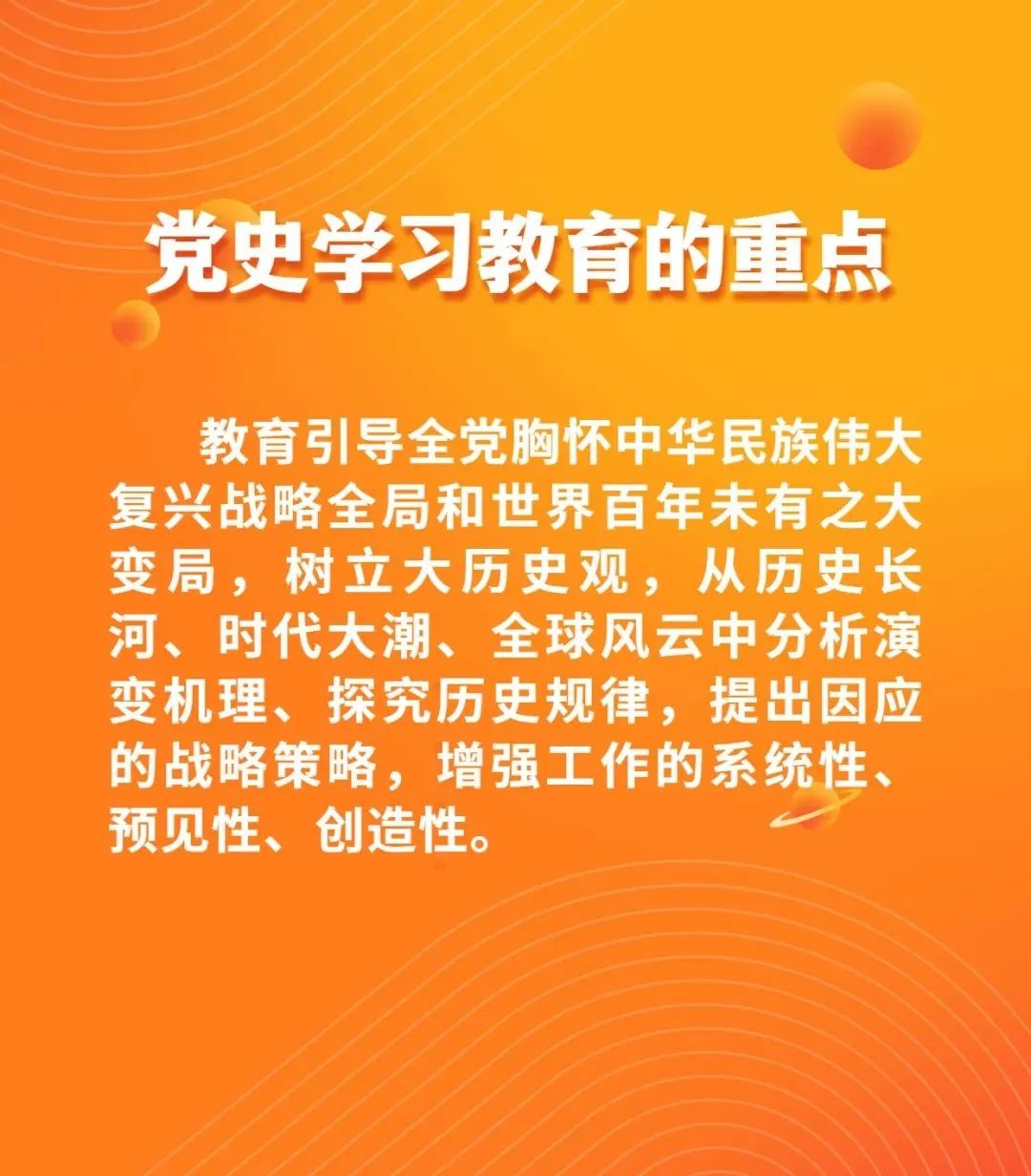 划重点这些都是党史学习教育的重点内容