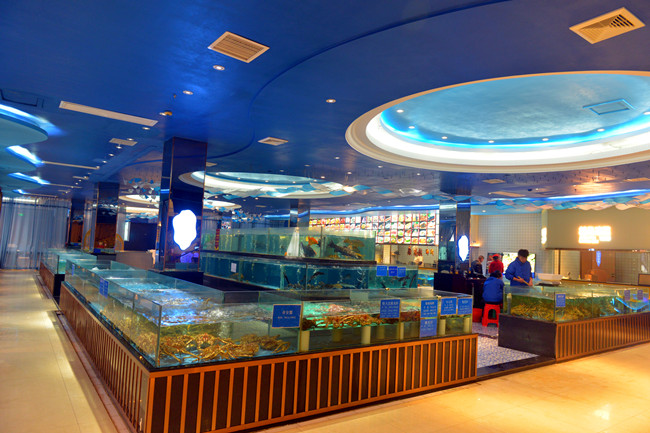 南昌都市阳光海鲜城打造最美海鲜餐厅