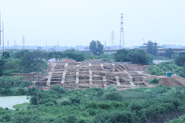 田野发掘结束工地场景