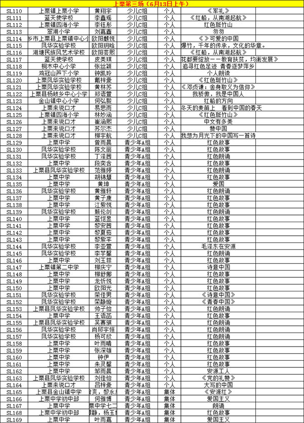 3上栗县第三场