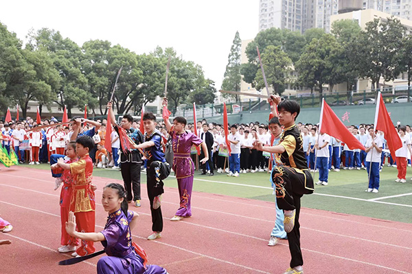 九江市十一中武术队武术表演展示