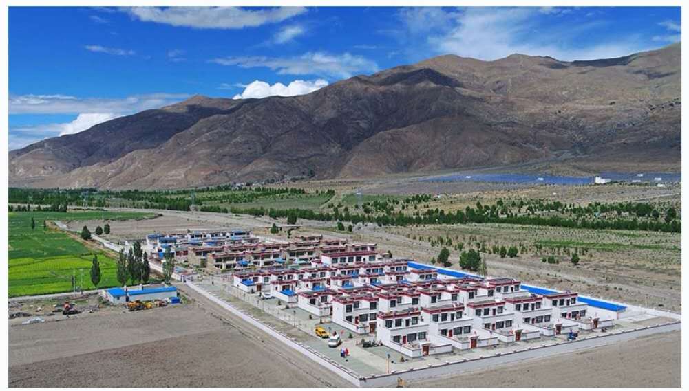 2020年6月23日,西藏山南市琼结县下水乡措杰村赞巴组易地扶贫搬迁安置
