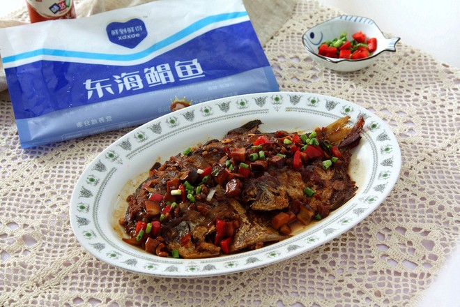 干烧鲳鱼成品图