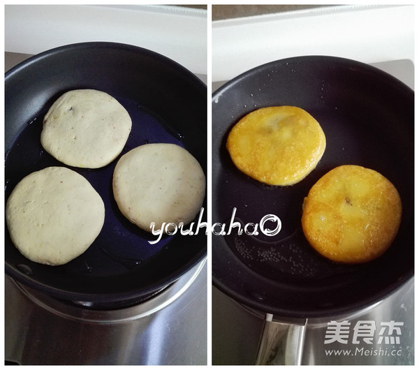 红薯糯米豆沙饼的步骤 红薯糯米豆沙饼的步骤