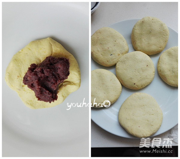 红薯糯米豆沙饼的步骤 红薯糯米豆沙饼的步骤