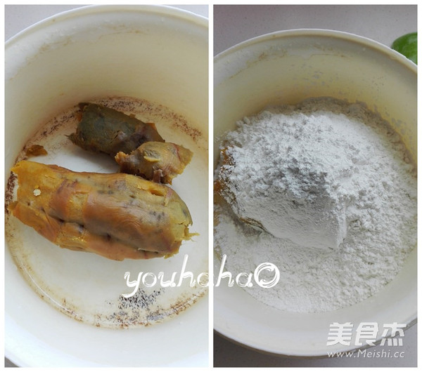 红薯糯米豆沙饼的步骤 红薯糯米豆沙饼的步骤