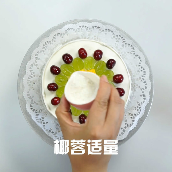 水果蛋糕的步驟