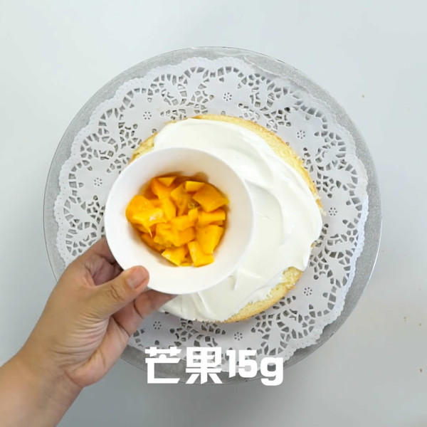 水果蛋糕的步驟