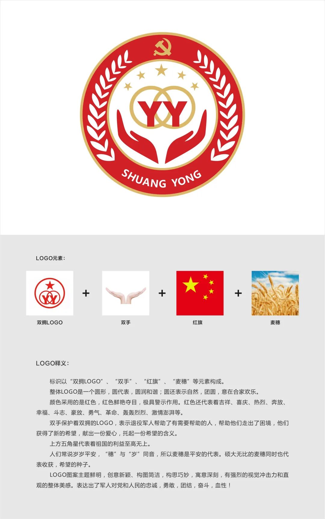 双拥logo及含义图片