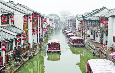 古街雪景