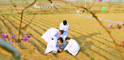 山东莱芜职业技术学院把实验室搬到田间地头