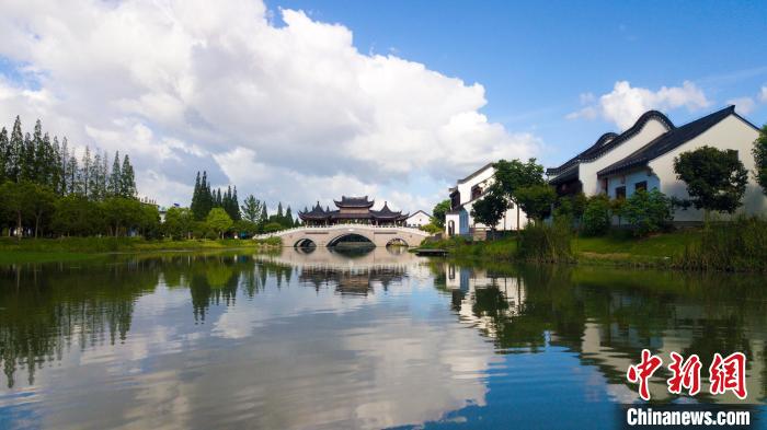 滕头村一景。　滕头村供图