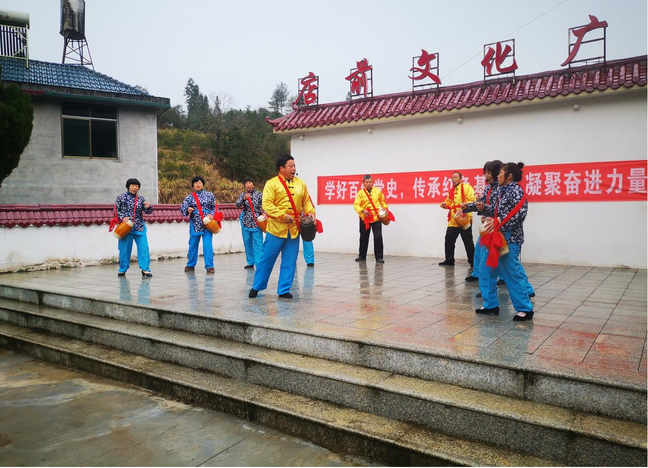 武寧縣上湯鄉:非遺演出讓群眾感受文化魅力_山水武寧