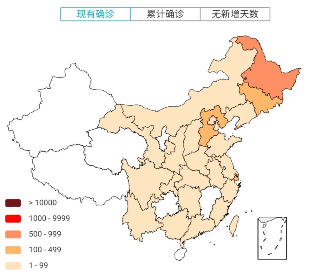 疫情区域地图图片