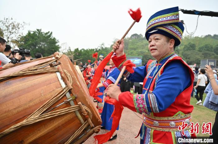 图为2023“壮族三月三·八桂嘉年华”活动现场。　俞靖 摄