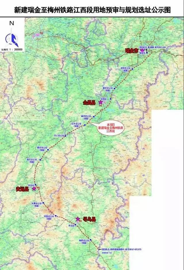 瑞梅铁路平远段规划图图片