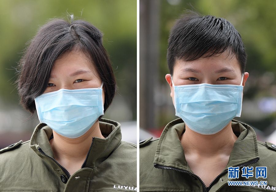 武汉5位发型师志愿者为抗疫一线医护人员免费理发