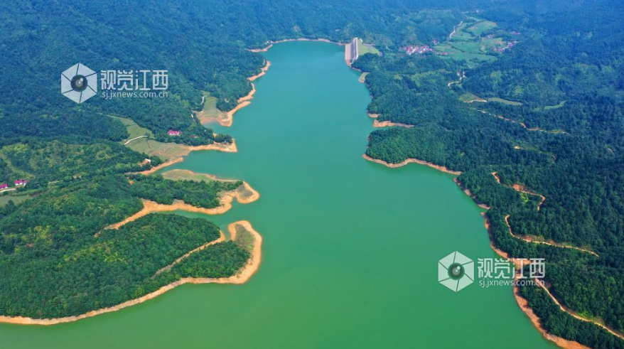 江西泰和：生态水库 风景如画