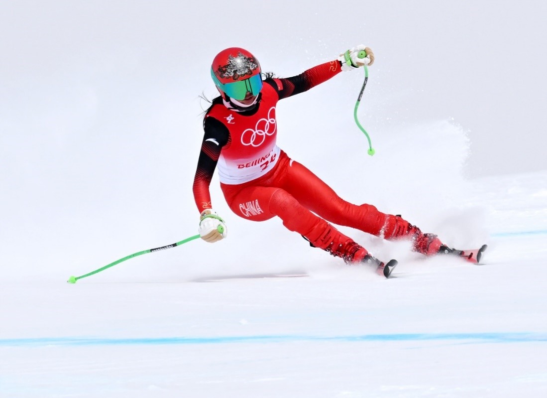 冬奥会中国队滑雪服图片
