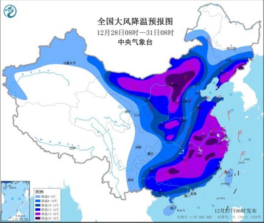 年末寒潮明起来袭 【4省份】将有大雪