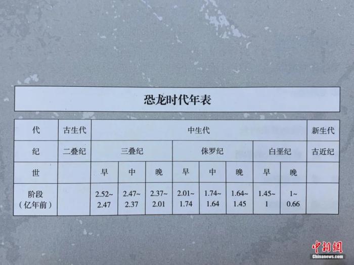 恐龙时代年表制图。图片来源：《恐龙的兴衰》史蒂夫·布鲁萨特 著