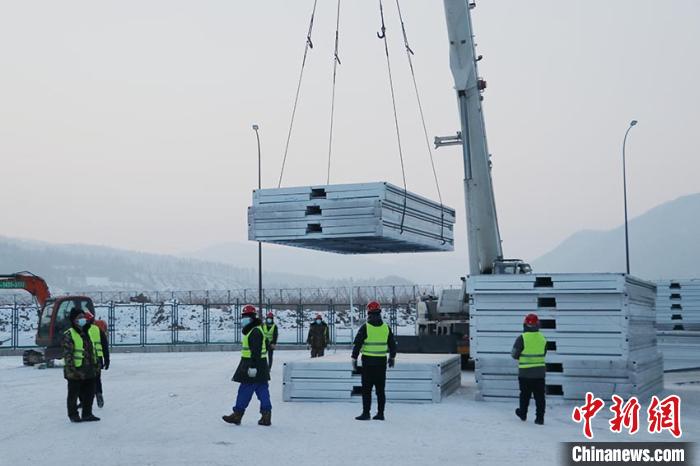 集中隔离点建设中 通化市委宣传部供图