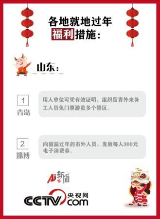 各地就地过年福利出炉！这些福利你拿到了吗？