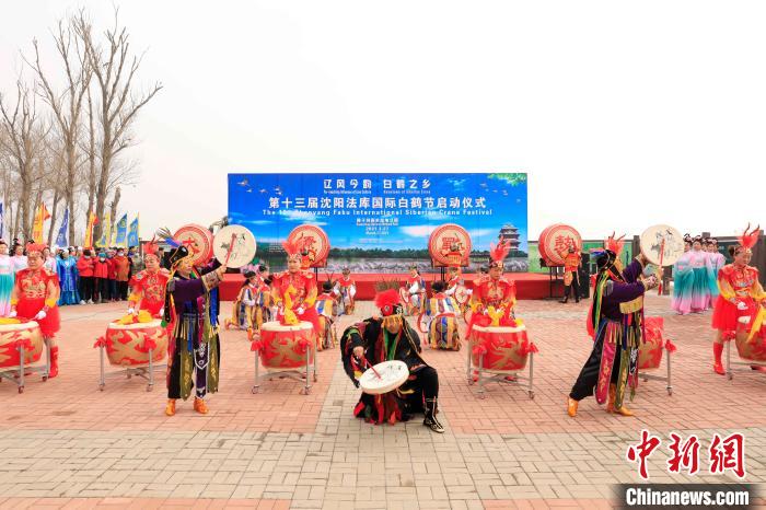 启动仪式上大辽乐舞展演。　沈殿成 摄