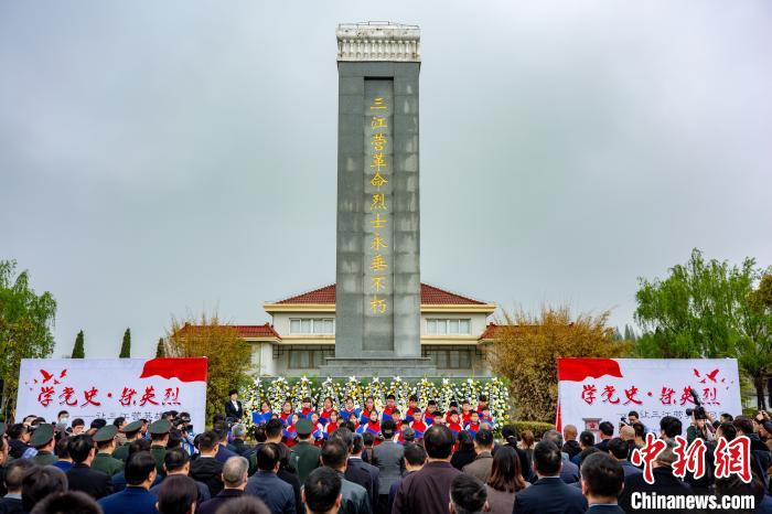 图为扬州市江都区大桥镇三江营革命烈士纪念馆。　郁兴 摄