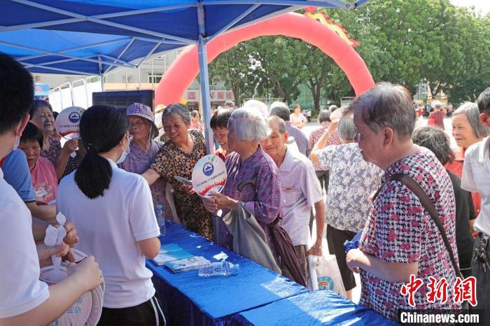 全国防灾减灾日宣传活动现场。广东省自然资源厅供图 广东省自然资源厅供图