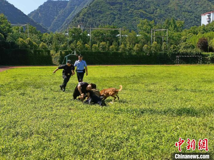 西安市公安局举行刑事科学技术技能竞赛决赛。　西安市公安局供图