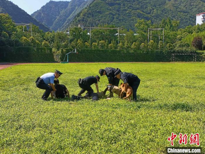 西安市公安局举行刑事科学技术技能竞赛决赛。　西安市公安局供图