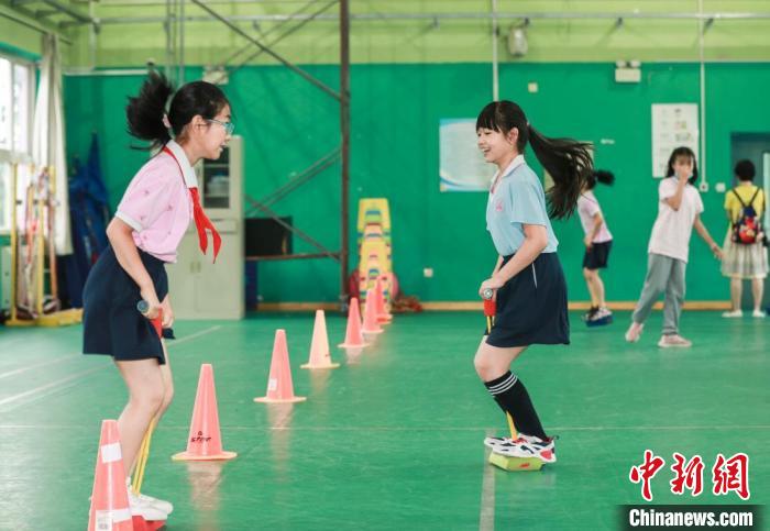 7月19日，北京暑期学生托管服务正式开始。　中新社记者 贾天勇 摄