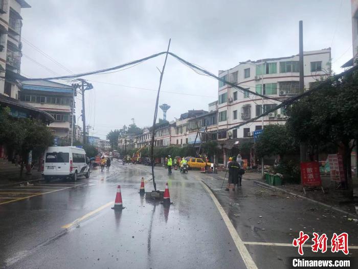 泸县地震震中。　贺劭清 摄