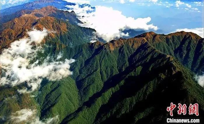 图为鸟瞰高黎贡山。杜晓红 摄