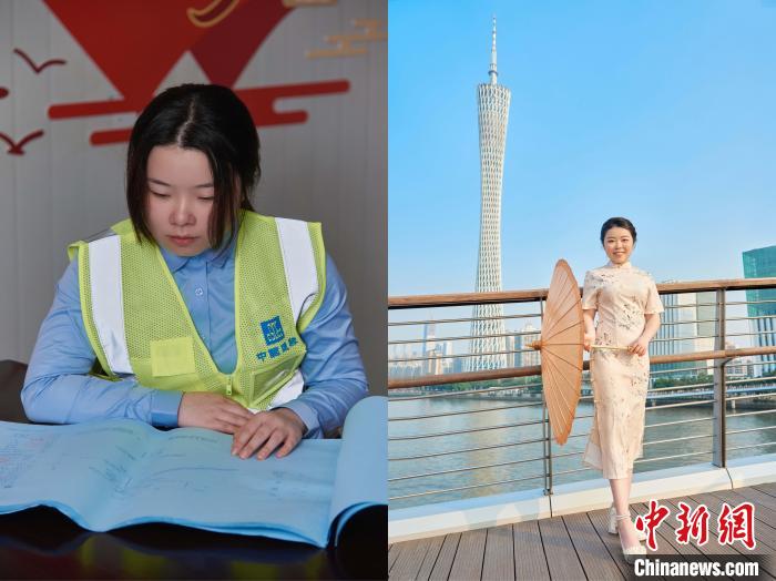 “95后”项目总工程师伍宇彤 严定佳 摄 “95后”项目总工程师伍宇彤 严定佳 摄