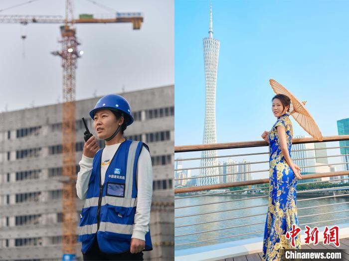 塔吊指挥黄洋 严定佳 摄 塔吊指挥黄洋 严定佳 摄