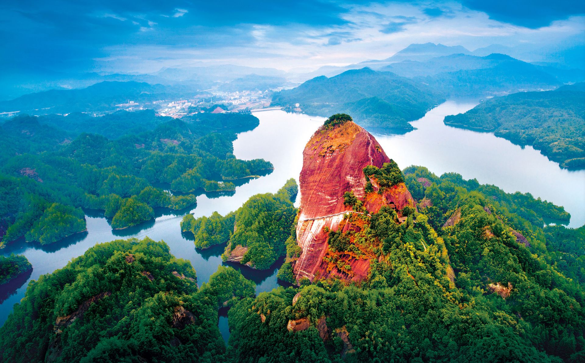 漳州天柱山风景区图片